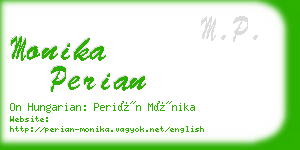 monika perian business card